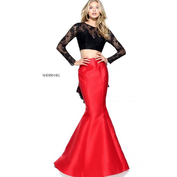 knee length dresses for ladies Sherri Hill Dress 56198 main image 0
